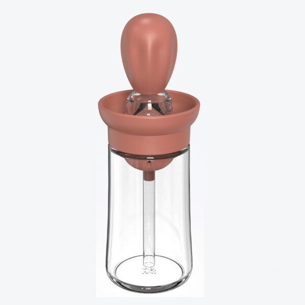 Creative Silicone Brush Head Brush Oil Bottle Kitchen High Temperature Resistant Press Type Oil Metering Oil Bottle - Image 2