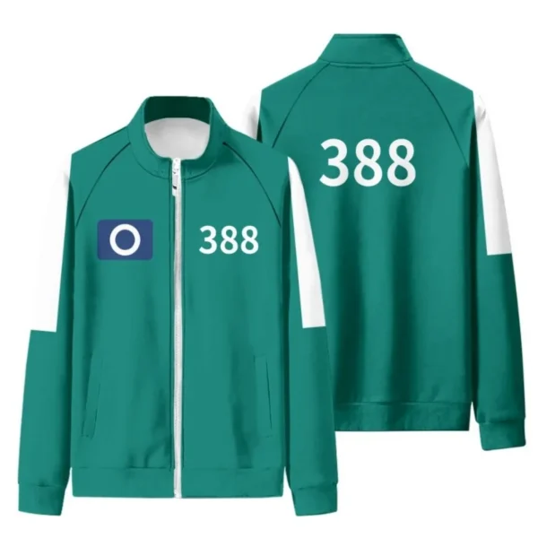 Calamari Games Disguise Seong Gi-hun Cosplay Costume 456 222 Tracksuit Halloween Carnival Party Clothes for Men Women Sweatshirt - Image 6