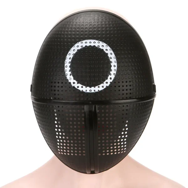 Plastic Calamari Game Cosplay Boss Mask Cos Pretends Play The Korean TV Series Halloween Canival Party Game Play Christmas Gift - Image 3