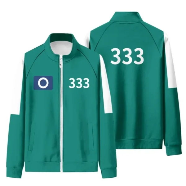 Calamari Games Disguise Seong Gi-hun Cosplay Costume 456 222 Tracksuit Halloween Carnival Party Clothes for Men Women Sweatshirt - Image 5