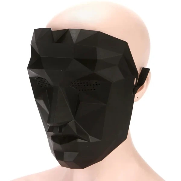 Plastic Calamari Game Cosplay Boss Mask Cos Pretends Play The Korean TV Series Halloween Canival Party Game Play Christmas Gift - Image 2